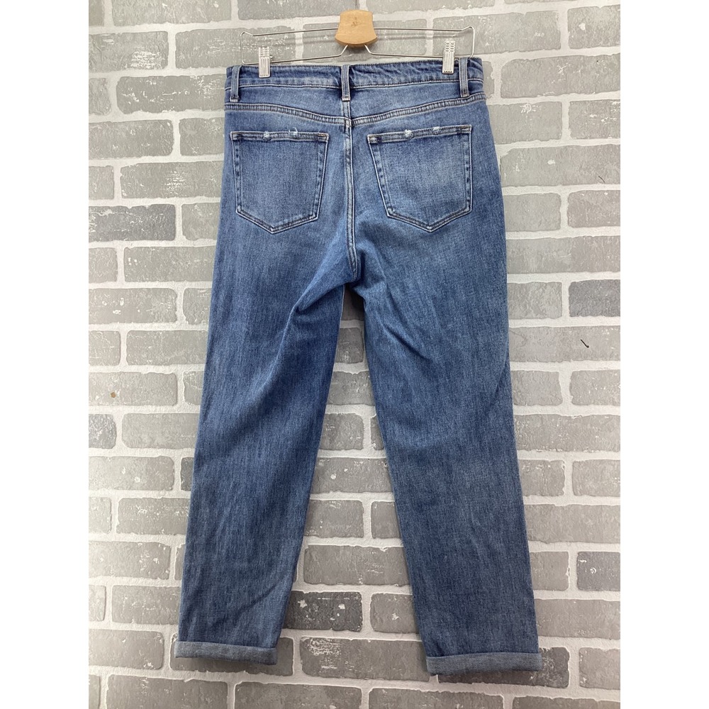 Vervet Los Angeles High Rise Straight Leg Jeans Blue Medium Wash Size 28 D2117 - Picture 4 of 5